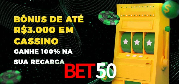 BET50 melhor bônus de depósito